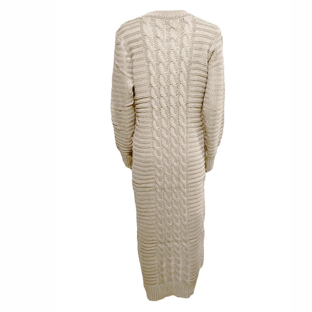 Women Elegant Long Sleeve Dress Fall Round Neck Party Long Fall Winter Dress Long Club Party One-Piece