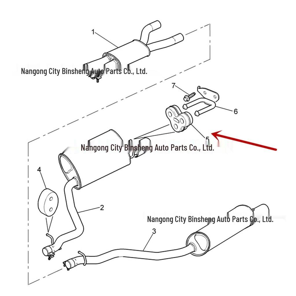 Jaguar XF X250/XJ X351 Exhaust Muffler Hanger Rubber C2C32948