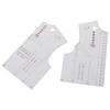 1:5 Women Clothes Prototype Ruler Drawing Template Tools Sewing Accessories