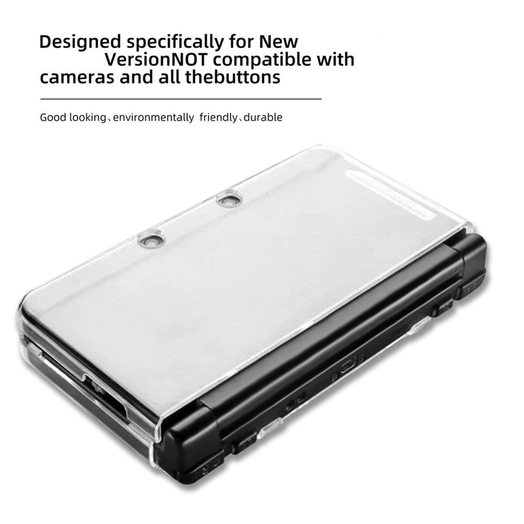 Crystal Clear Cover Plastic Case Gamepad Frame Skin Protective Housing Fit for New 3DS XL LL / New 3DS Gaming Accessory