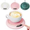 Electric Coffee Mug Warmer Smart Coffee Cup Heating Coaster 3 Temperature Setting Portable Thermostatic Hot Plat for Office Home