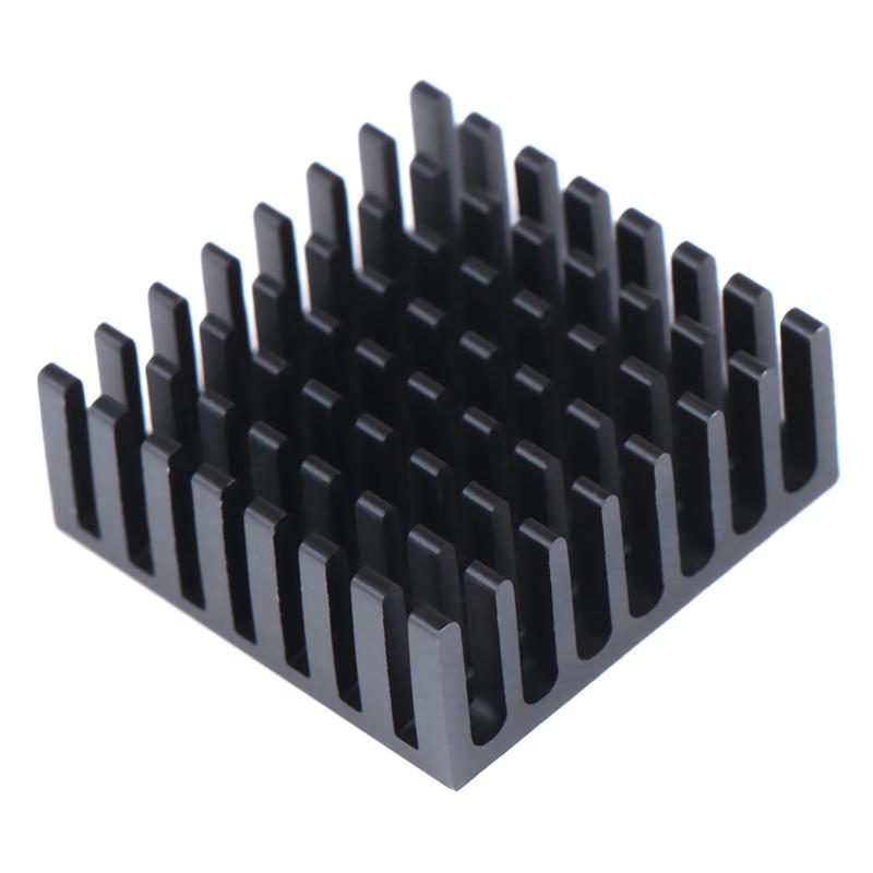 5Pcs 25*25*10Mm Aluminum Cooler Radiator Electronic Chip Heatsink