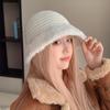 Универсальные плюшевые панамы, согревающие, открывающие лицо, маленькие шерстяные, толстые, теплые, ветрозащитные, пляжные шляпы для путешествий