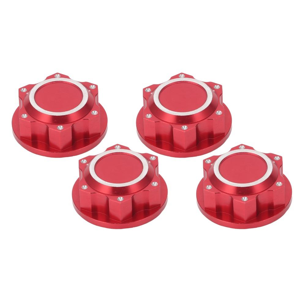 4Pcs Aluminum Alloy Wheel Lock Nuts for ARRMA 1/5 Kraton 8S RC Car For RC Crawler