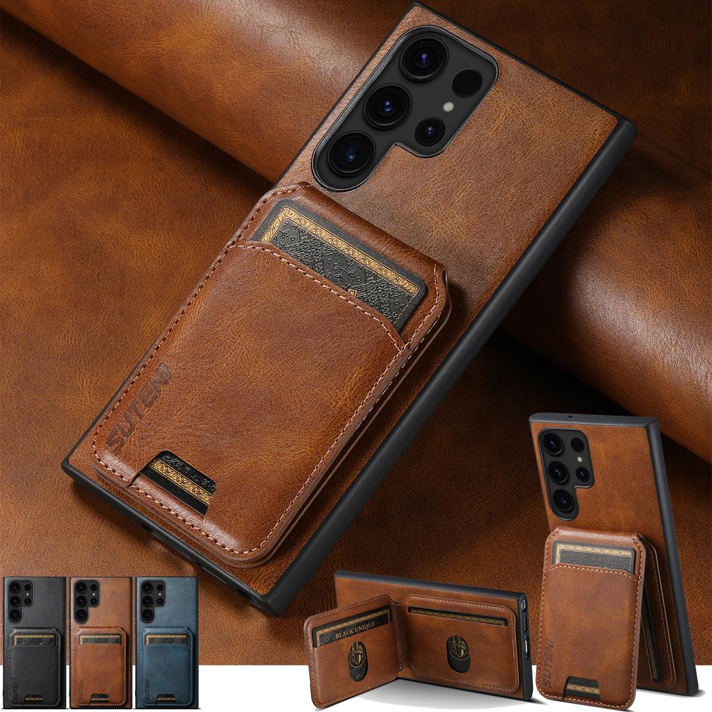 Многофункциональный кожаный чехол-книжка с магнитом для Samsung Galaxy S26 Ultra S25 Plus Ultra S24 S23 S22 Ultra Plus S21 Note20Ultra
