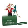 Christmas Pendant Creative Wrought Iron Mailbox Hanging Ornament Festive Christmas Tree Pendant for Home Decoration
