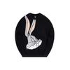 Kith X Looney Tunes Bugs Bunny Crewneck Black Unisex Tops KH2494-100