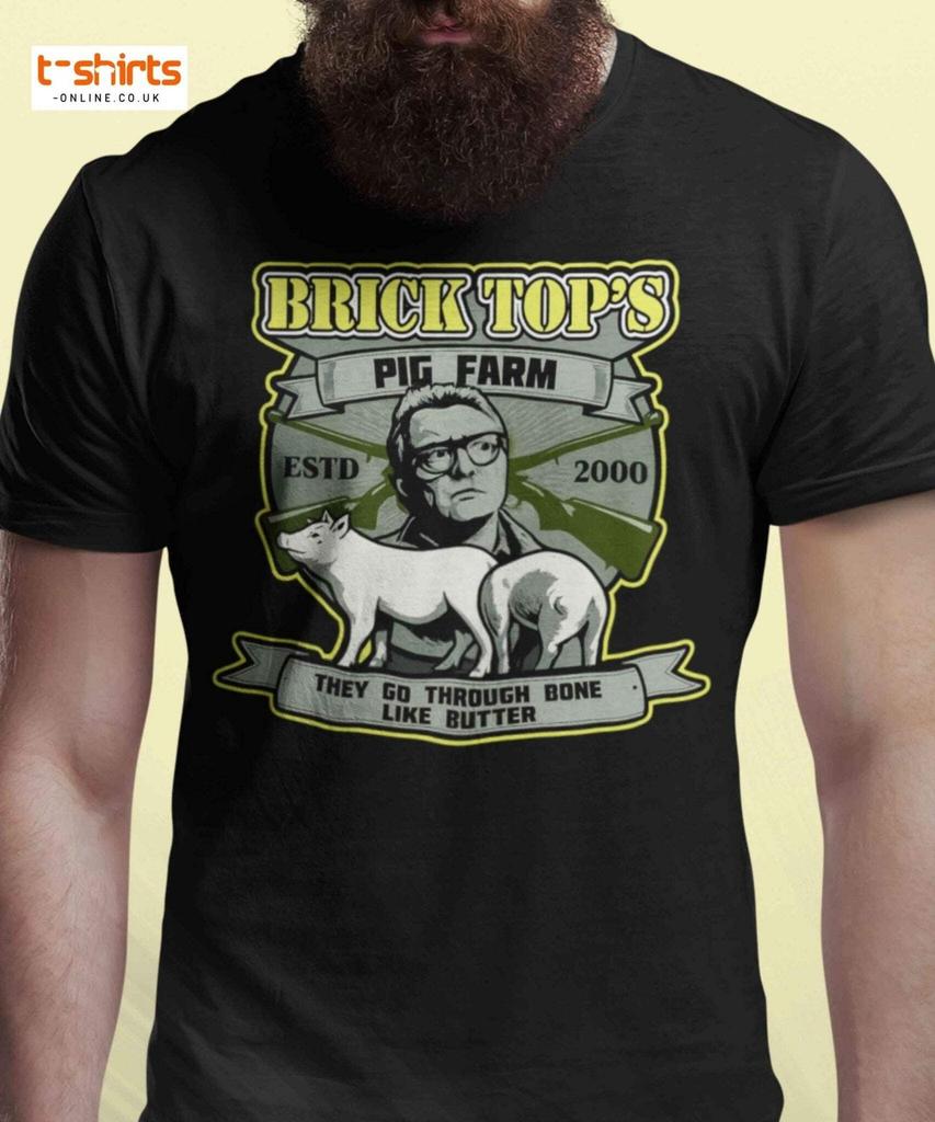 Brick Top’s Pig Farm T-Shirt – Cult Movie Parody