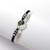 Black And White Stitching Woven Couple Bracelet