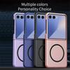 Ультратонкий Тонкий Чехол с Беспроводной Зарядкой Magsafe Для Samsung Galaxy Z Flip 7 7FE 6 5 4 3, Прочный Противоударный Защитный Чехол с Покрытием, Приятным на Ощупь