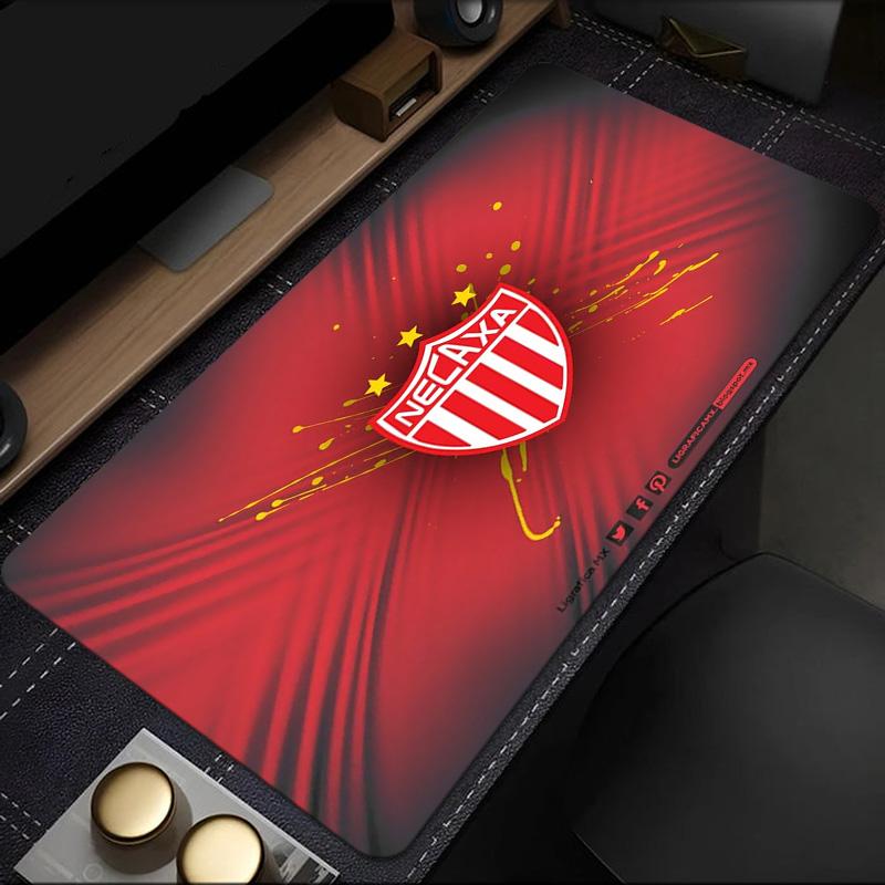 Necaxa Team Crest mouse pad, rubber base, esports desk mat, mouse pad for gamers and office use, gaming desk , easy to clean mat