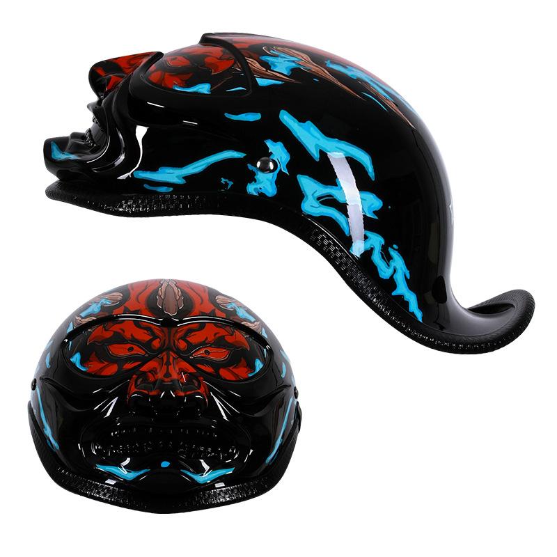 Винтажный полушлем, шлем электромобиля, автомобильный защитный шлем, мотоциклетный шлем-ковш для мужчин и женщин