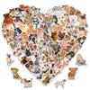 100 New Cute Puppy Realistic Stickers Teddy VIP Corgi Border Shepherd Golden Retriever No Repeating Stickers