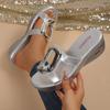Women Slippers Beach Hawaiian Luxury New Slippers Casual Platform Wedge Shoes Woman Flip Flops Metal Buckle Sandals Slides Women