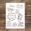 A4 Size Decorative Reusable Family Stencil Template Painting Stencils for DIY Crafts Scrabooking Painting On Wood,Canvas,Floor,Wall and Tile