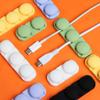 Office Headphone Mouse Power Cord USB Cable Organizer Cable Winder Line Clamp Fixer Wire Management