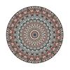 Богемия Мандала Круглый Ковер Гостиная Геометрический Этнический Цветы Круглый Ковер Спальня Противоскользящий Винтажный Коврик для Пола Домашний Декор