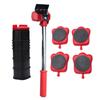 Heavy Duty Furniture Lifter Transport Tool Furniture Mover Set 4 Move Roller 1 Wheel Bar for Lifting Moving Furniture Helper
