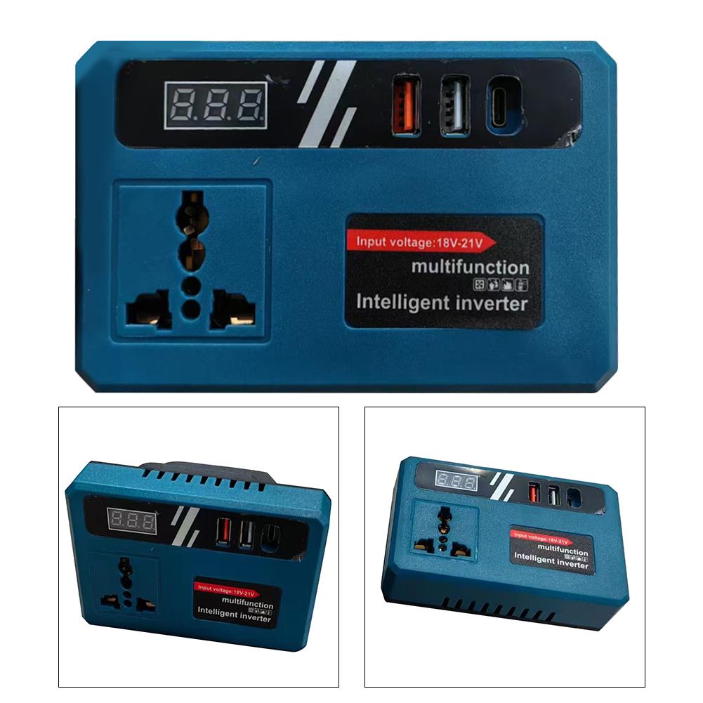 Perfect Companion Portable 120W Inverter DC18V21V To Household Devices