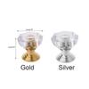 Cabinet Handles Wardrobe Diamond Shape Pull Handle Crystal Glass Knobs Cupboard Pulls Door Knobs