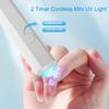 Nail Light Therapy Machine Small Portable Nail Light Storage Focus Light Quick Drying Mini Light Therapy Light Nail