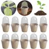 10Pcs Seedling Cup Germination Planter Biodegradable Greenhouse Breeding Box Versatile Plant Growing Cup Gardening Supplies