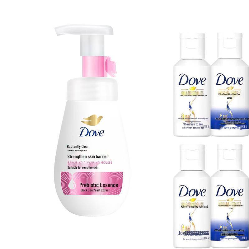 DOVE Успокаивающий набор для очищения и ухода за волосами с восстанавливающим эффектом