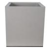 Flower Pot - - Square Granite - Plastic - 40x40 Cm - Stone