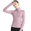 2023 Spring/Autumn Slim Fit Yoga Jacket: Long Sleeve, Stand Collar, Zip-Up for Running & Training