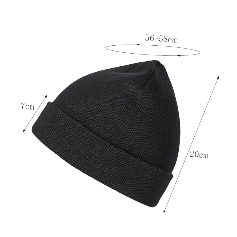 [QCHOMEE] knit hat men's ladies hat autumn/winter Cold protection Heat retention ribbed knit cap Anti-static elasticity care hat simple commute