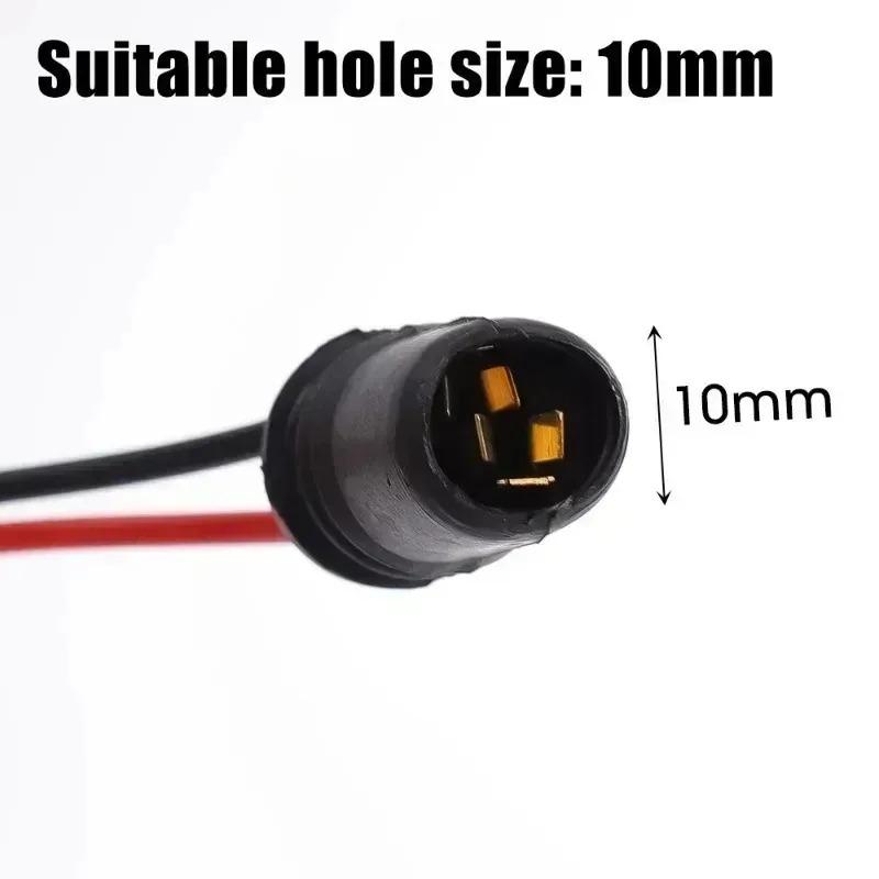 T10 W5W Automotive Wedge Bulb Socket Adapter Extended LED Bulb Socket Adapter Wedge Base Bulb Plug Lights Base Accessories