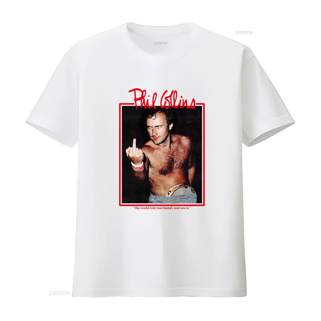 Vintage 90s Phil Collins T Shirt Iconic Rock Star Design Perfect for Music Lovers vintage Washed graphic Breathable Comfortable