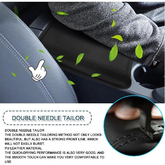 Ruiya Polestar 2 Armrest Cover 2021-2025 Polestar 2 Accessories Center Console Cover Auto Armrest Cover Protector Compatible with 2021 2022 2023 2024