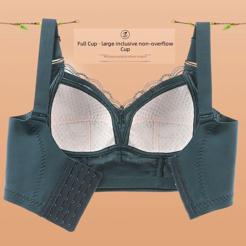 Большой красный регулируемый бюстгальтер с полной чашкой для женщин больших размеров с дизайном на нескольких пуговицах