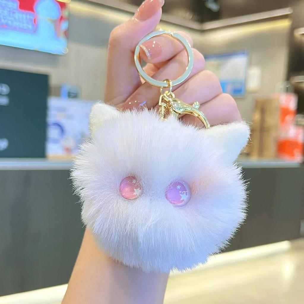 New Internet Celebrity Cartoon Monster Plush Doll Keychain Promotion Grab Small Gift Student Backpack Pendant
