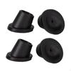 4 Pieces Replacement Feet Chair Leg Cap Convenient Non Slip for Commode Accessories Rubber