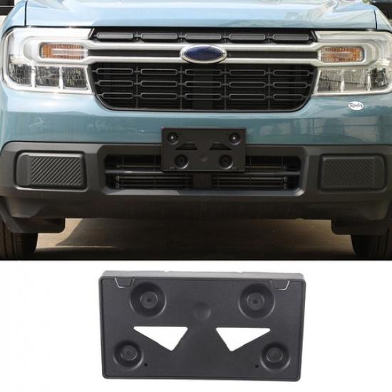 Черный ABS Кронштейн переднего номерного знака для Ford Maverick