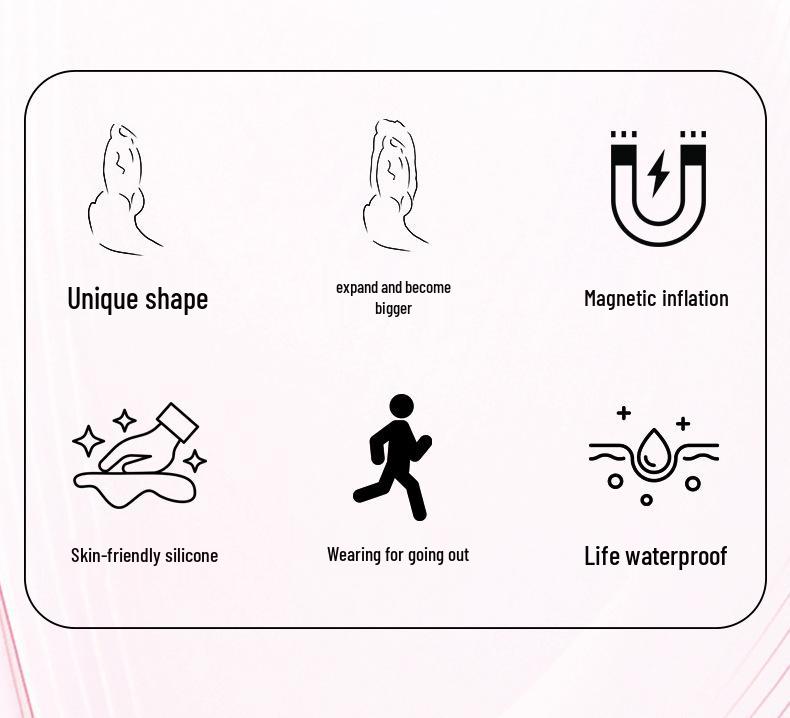 Силиконовый магнитный расширитель точки G Анальная пробка