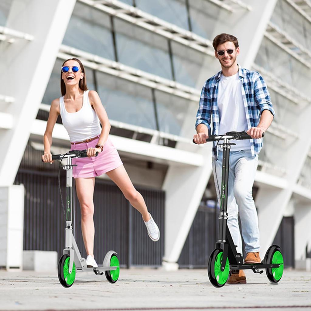 Kick Height 8 Inch Standing Stand For Load Capacity Christmas Gift Kickboard, Scooter, Foldable, 4-level Adjustment, Foot/Hand Brake, Tire,