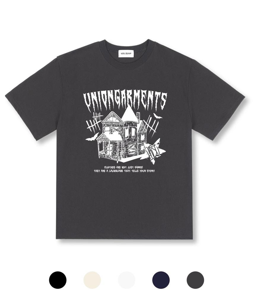 UNION GARMENTS Футболка оверсайз с коротким рукавом Bethouse 5 цветов