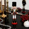 Статуэтка-украшение для раскалывания орехов из натурального дерева, 30 см в высоту, фигурка музыканта на волынке, солдат, домашнее украшение для семейных праздников