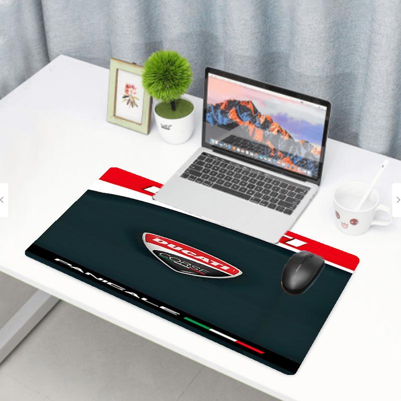 Ducati motorcycle Print Mouse Pad, Anti‑Slip Desktop keyboard Mat, for PC Laptop Gaming Working Daily Use, Cool Festival Birthday Gift