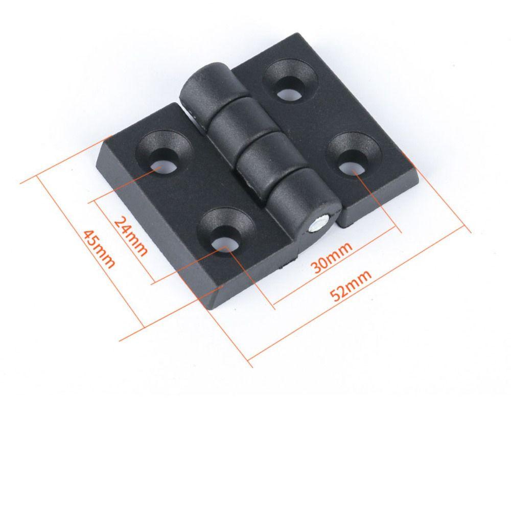 Профессиональная фурнитура для дверных петель из АБС-пластика, черная петля для дверцы шкафа, прочные износостойкие небольшие петли для мебели