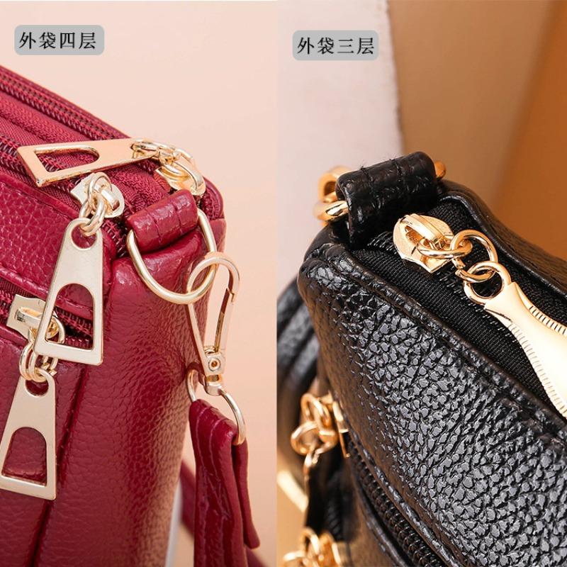 Guangzhou Bags Women's Summer Large-capacity Women's Bags Fashion Shoulder Messenger Bags Multi-layer Lightweight Medium and Small Bags