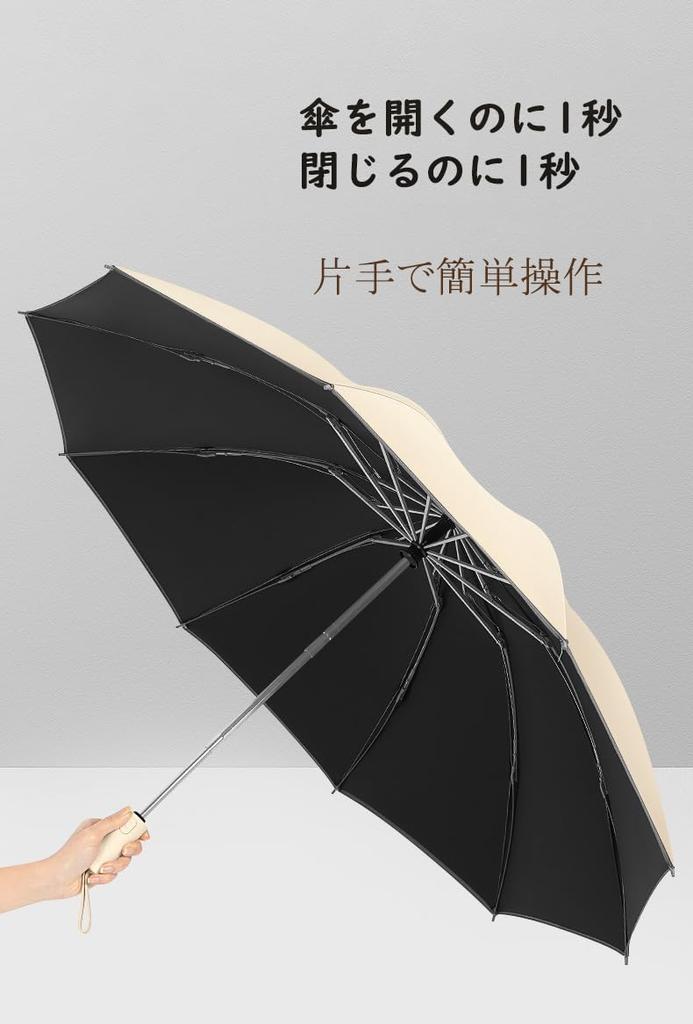 Складной зонт с обратным сложением, высокая плотность 310T, безопасная конструкция для предотвращения автоматического открытия и отражения УФ-излучения от стекла, ветра, дождя и солнечного света