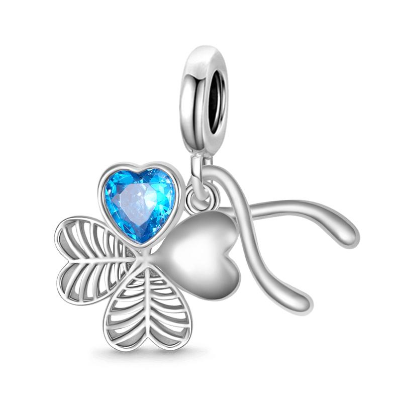 Copper Oriental Green Hollow Lucky Clover Charm Pearl Talisman Pendant Fit For Original Bracelet Necklace Diy Boutiquejewelry