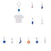 Плавучий брелок для ключей - Яхта Лодка Якорь Штурвал Серфборд Dol Плавучий брелок для каяка Рыбацкой лодки
