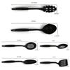 Resistant Tableware Set Kitchen Plastics Food Tongs Set Pot Shovel Suit Food Shovel Soup Spoon