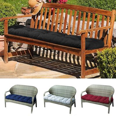 90x50 см уличная подушка для скамейки, хлопковая высокоэластичная нескользящая прямоугольная однотонная мягкая утолщенная подушка для шезлонга, садовая патио, мебель, коврик для сиденья, чехол