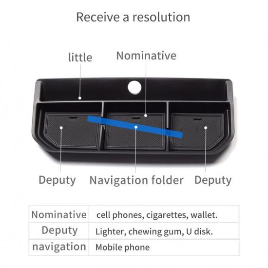 For 21-24 Ford Raptor F150 central control dashboard storage box for storing automotive supplies